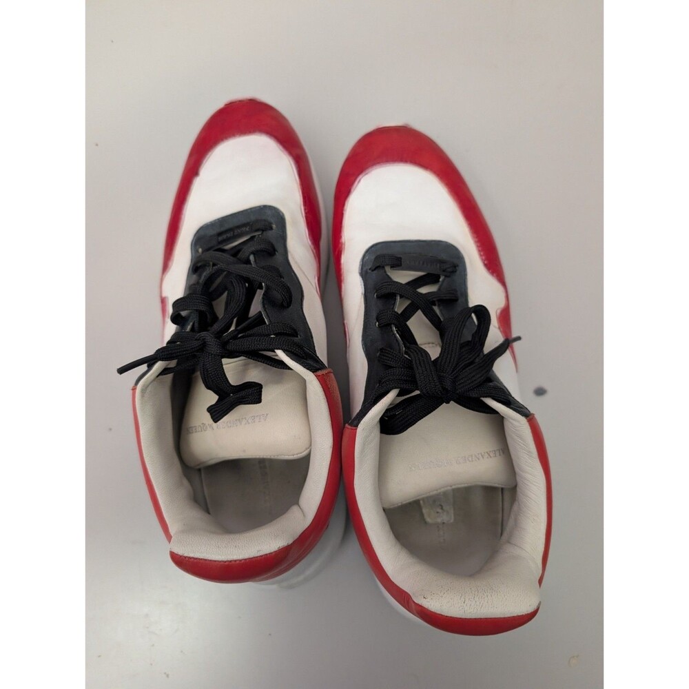 Alexander McQueen Oversized Runner Red Black White Size 43 US 10 Sneaker 505033